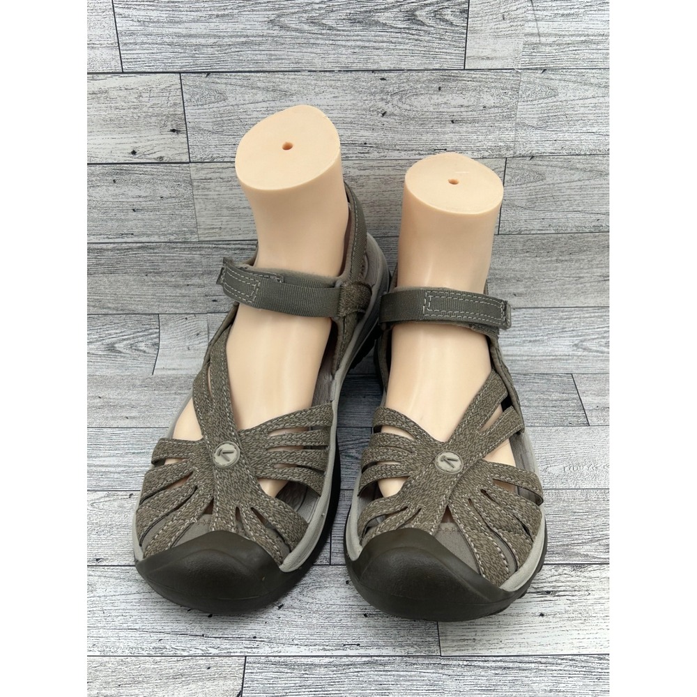 Keen Rose Sandal Women Sz 9.5 Brindle Shitake Brown Hiking Water Shoes 1016729